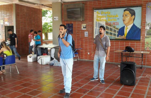 273320_Los estudiantes han realizado diferentes manifestaciones para solicitar la anulación de las elecciones. Foto: Germán Zuluaga