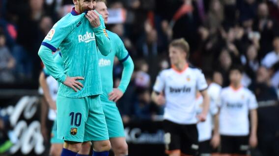 353607_BLU Radio. Lionel Messi en la derrota del Barcelona / Foto: AFP 353607_BLU Radio. Lionel Messi en la derrota del Barcelona / Foto: AFP