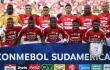 La formación titular de Santa Fe vs. Vasco da Gama por la ida de los cuartos de final de la Copa Sudamericana. 