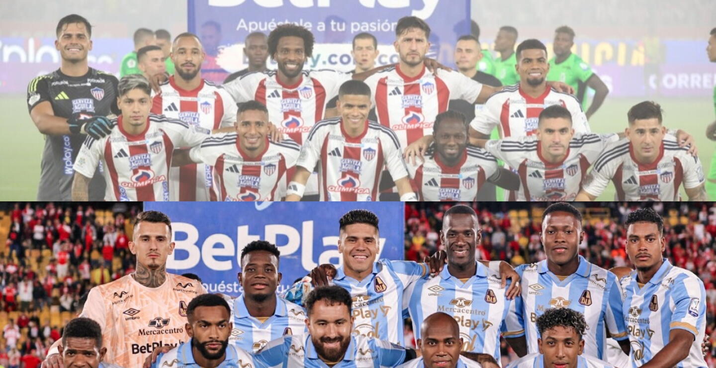 Junior y Tolima se enfrentan este viernes por la ida de la final de la Liga BetPlay II-2025.