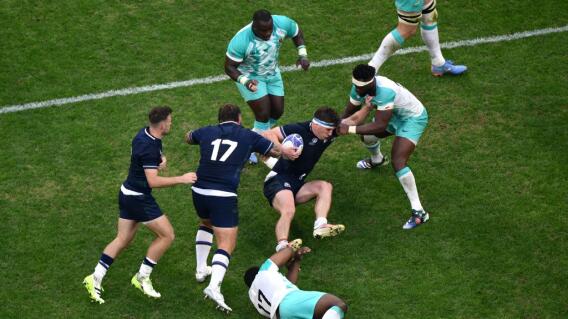 Sudáfrica vs Escocia en el Mundial de Rugby. Sudáfrica vs Escocia en el Mundial de Rugby.