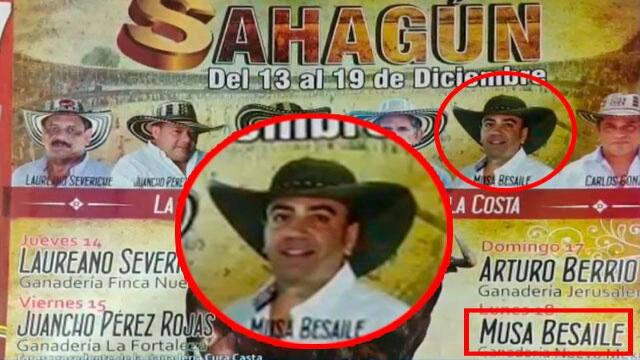 Musa Besaile, desde la cárcel, patrocinará con 40 toros las fiestas de Sahagún 