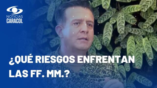 Comandante de las FF. MM. sobre seguridad en el país: “Hay que operar contundentemente” Comandante de las FF. MM. sobre seguridad en el país: “Hay que operar contundentemente”