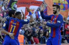 340502_BLU Radio. Neymar y Piqué en el Barcelona // Foto: AFP