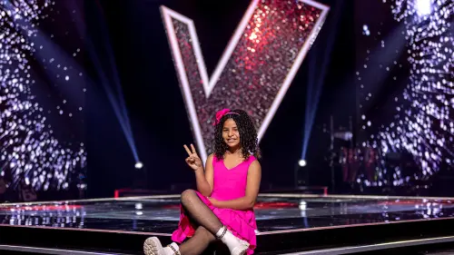 Helen de los Ángeles en La Voz Kids 2024.