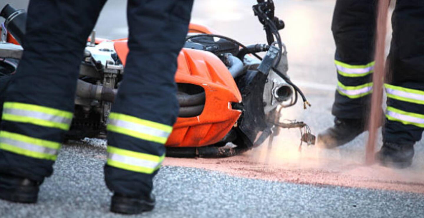 Accidente de moto