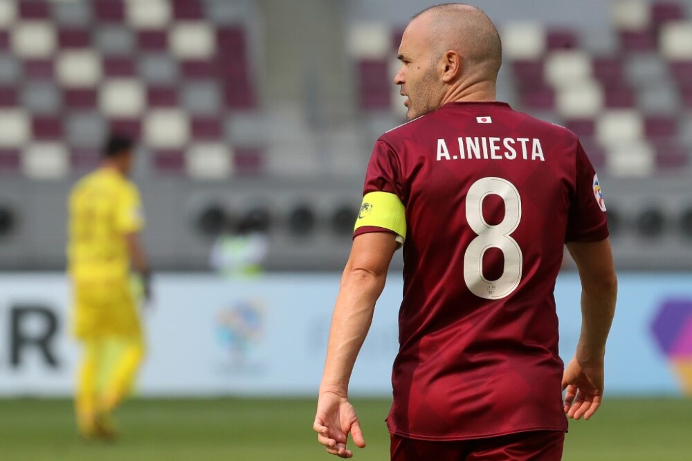 Andrés Iniesta, jugador del Vissel Kobe