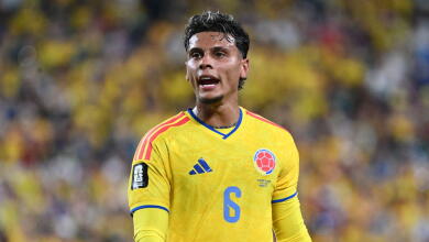 Richard Ríos, volante de la Selección Colombia. 