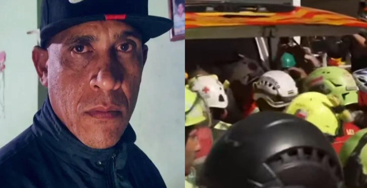 Rescatan a Hernán Gil, vigilante que estuvo atrapado más de una semana tras terremotos en Venezuela