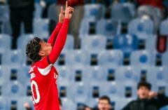 Richard Ríos, volante colombiano que juega en Benfica. 