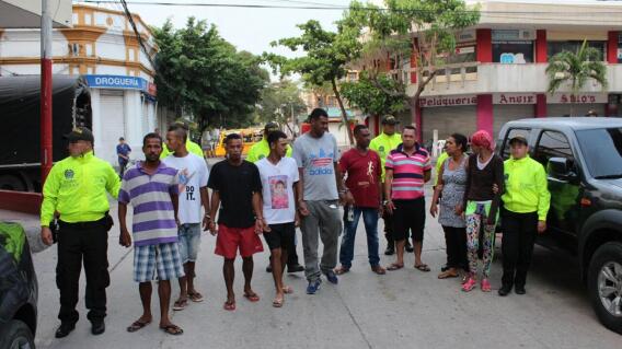 74350_Los miembros de la banda pertenecen a una misma familia. Foto: prensa Policía Nacional