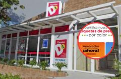 Tiendas D1 empieza a clasificar sus productos por etiquetas de distintos colores