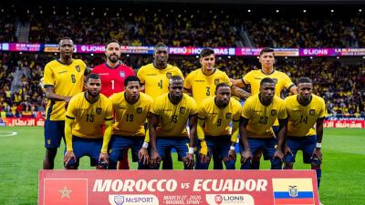 La formación titular de Selección Ecuador en el duelo de preparación contra Marruecos. 