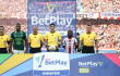 Terna arbitral de Junior vs. Bucaramanga por Liga BetPlay II-2025 en el Metropolitano. 