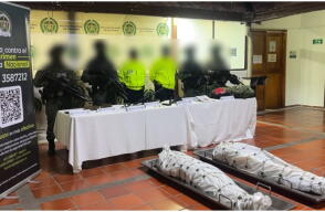 Golpe al ELN en Lebrija Santander, tenían una ruta de la cocaína a Bucaramanga