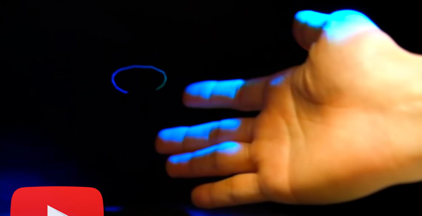 348336_Holograma en 3D que se puede tocar // Foto: captura Nature Video