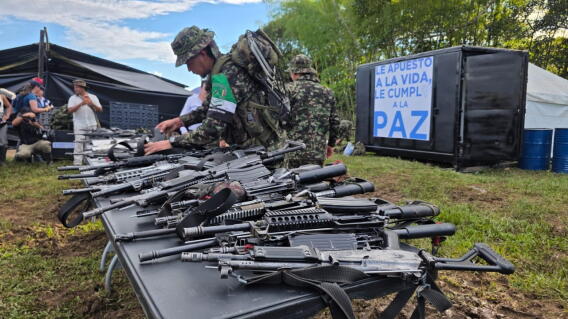 Entrega de armas.