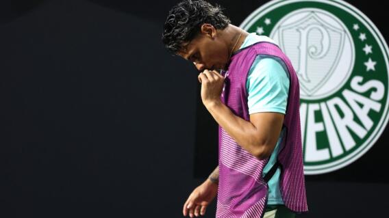 Richard Ríos se despidió del Palmeiras. 