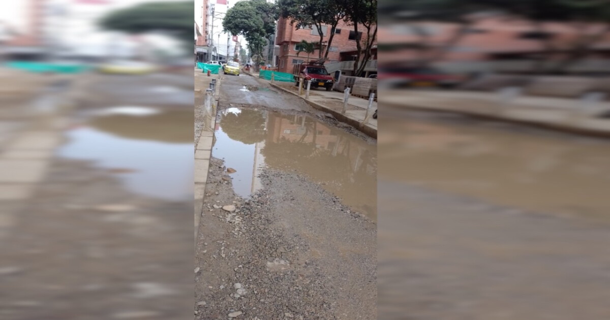 They have abandoned the work of restoring public spaces in Bucaramanga; They remained without intervention for two months They have abandoned the work of restoring public spaces in Bucaramanga; They remained without intervention for two months