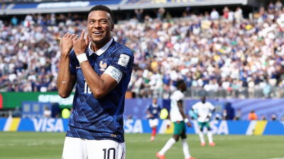 Kylian Mbappé, goleador de Francia