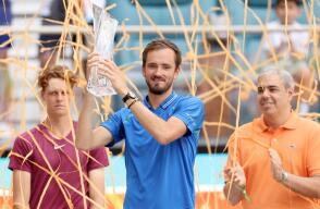 Daniil Medvedev, campeón del Masters 1.000 de Miami. Daniil Medvedev, campeón del Masters 1.000 de Miami.