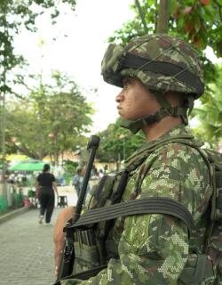 Ejército fue distribuido en la provincia, para brindar seguridad