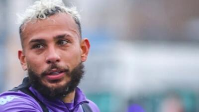 Duván Vergara, delantero colombiano que milita en Racing de Argentina.