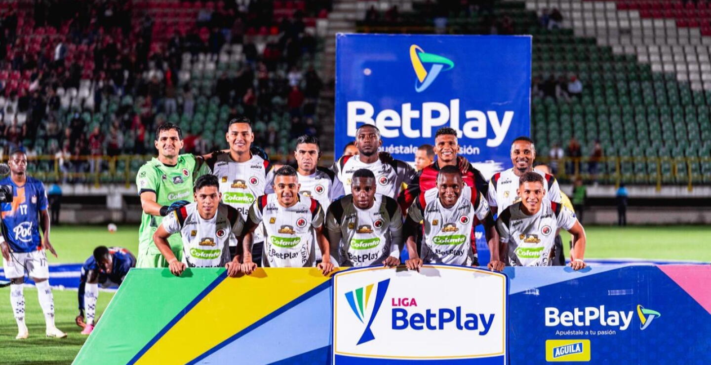 La formación titular del Cúcuta Deportivo en un partido por la Liga BetPlay II-2026.