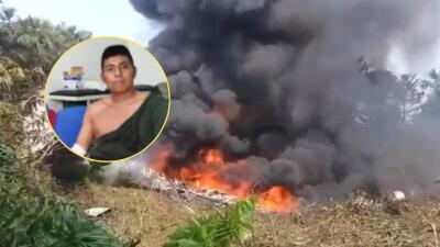 Jhonny Ortíz comparte su experiencia tras sobrevivir al avión Hércules