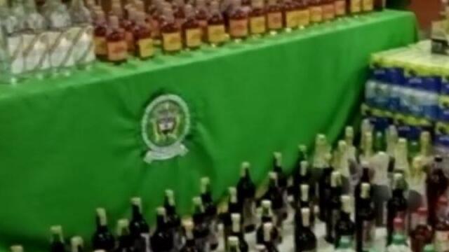 Sigue la ofensiva contra el licor de mala calidad: decomisaron 2.000 botellas en Soacha