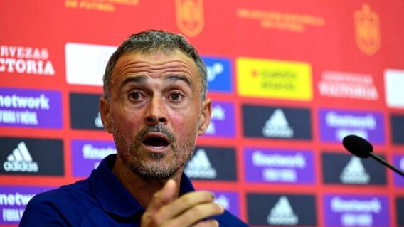 Luis Enrique, entrenador de la Selección de España. Luis Enrique, entrenador de la Selección de España.