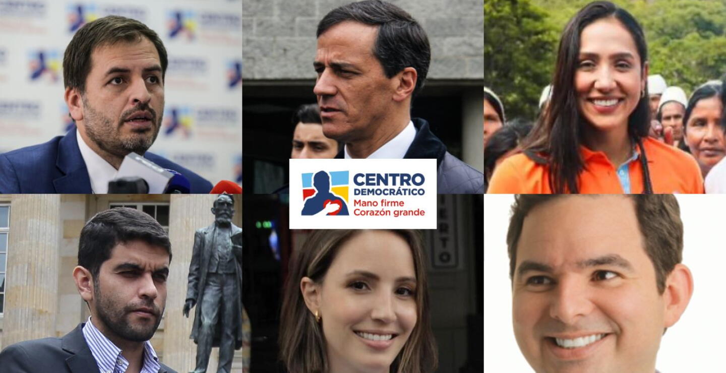 Lista de senadores elegidos del Centro Democrático, el partido del expresidente Álvaro Uribe