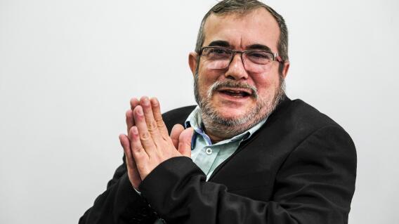 290356_BLU Radio. Rodrigo Londoño alias 'Timochenko' // Foto: AFP