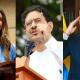 Paloma Valencia, Iván Cepeda y Abelardo De La Espriella