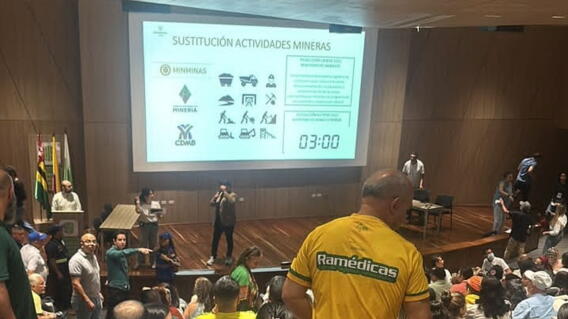 Falta de garantías y agresión al delegado de la Procuraduría marcaron jornada sobre Santurbánjpg