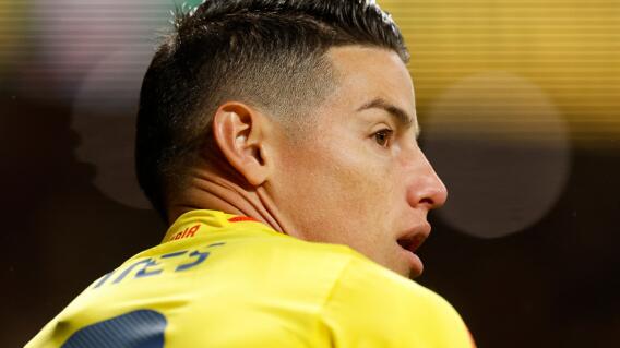 James Rodríguez en partido contra Rumania con la Selección Colombia James Rodríguez en partido contra Rumania con la Selección Colombia