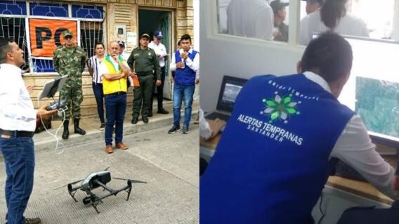 326173_BLU Radio, sistema de alarmas tempranas / foto: Gobernación de Santander