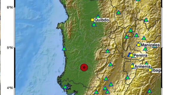 Sismo en el Chocó