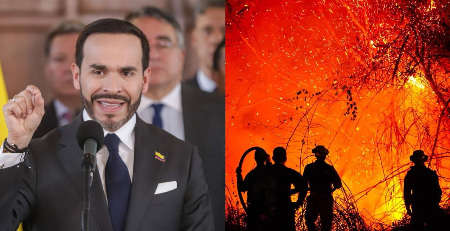 Presidente pide ayuda internacional y ordena refuerzo de Fuerza Pública por incendios en Tolima