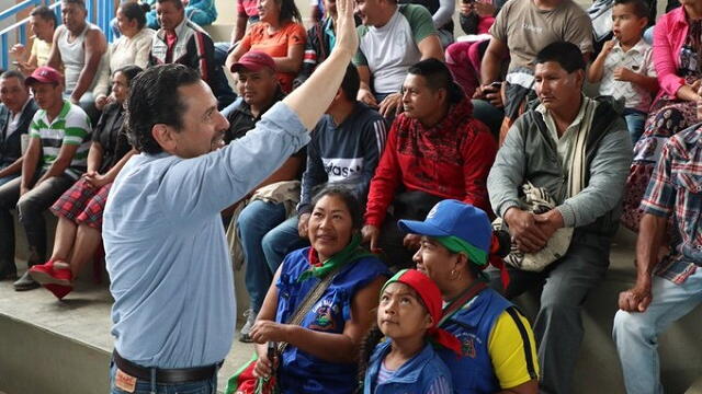 Alto comisionado para la Paz visitó Tacueyó y se solidarizó con familias de víctimas de la violencia