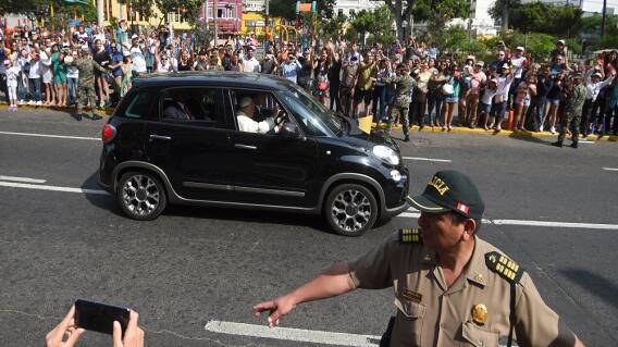 299275_Foto: papa Francisco en Perú/AFP