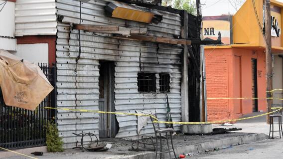 Incendio en bar de México Incendio en bar de México