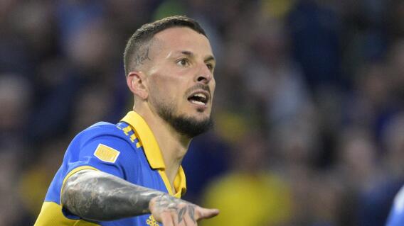 Darío Benedetto festeja su gol con Boca frente a River Plate. Darío Benedetto festeja su gol con Boca frente a River Plate.