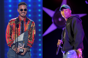 264654_J Balvin y Pharrell Williams / Fotos: AFP