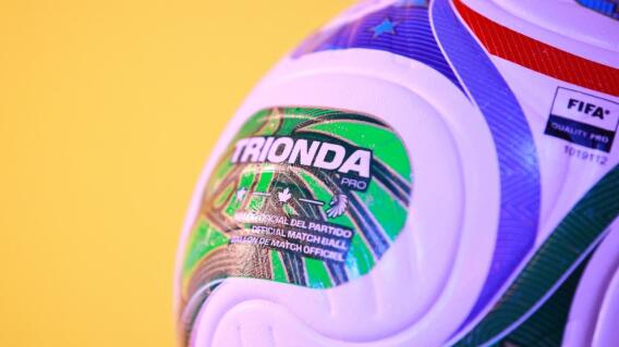 Trionda es el balón oficial para el Mundial 2026.