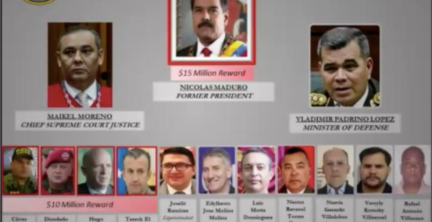 358924_Cartel con recompensa Nicolás Maduro // Foto: cortesía