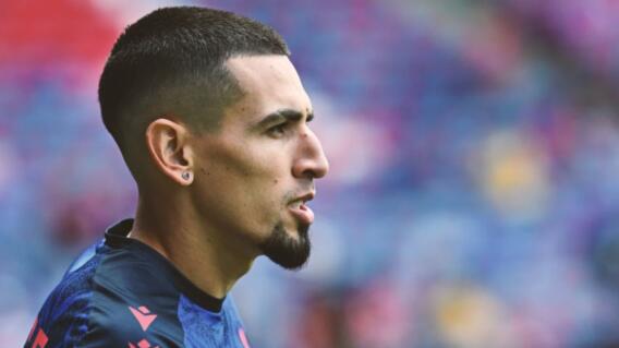 Daniel Muñoz con el Crystal Palace. Daniel Muñoz con el Crystal Palace.