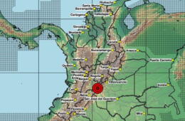Temblor en Colombia: sismo de magnitud 4,1 se registró en la noche de este jueves en Chaparral, Tolima