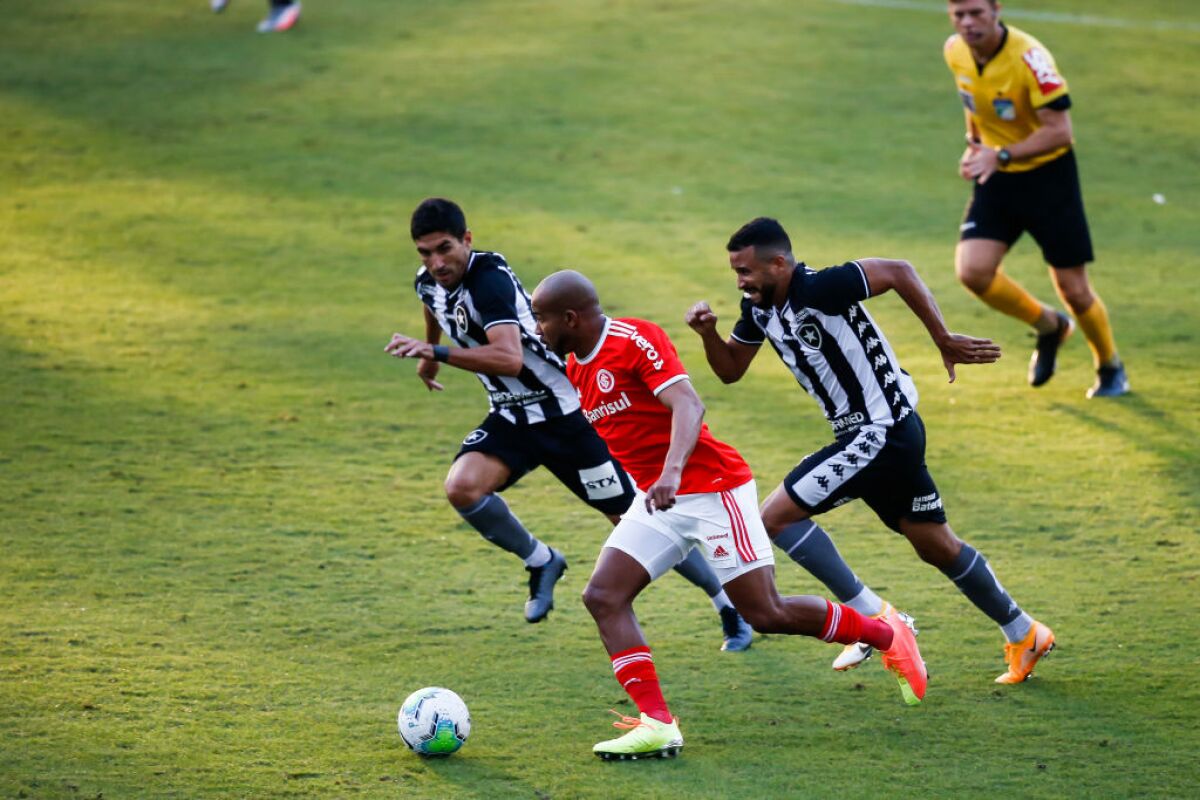 2020 Brasileirao Series A: Botafogo v Internacional Play Behind Closed Doors Amidst the Coronavirus (COVID - 19) Pandemic