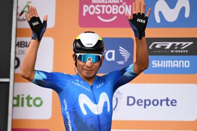 Nairo Quintana, ciclista colombiano del Movistar Team, en medio del Giro de Italia 2024, previo a la etapa 8 Nairo Quintana, ciclista colombiano del Movistar Team, en medio del Giro de Italia 2024, previo a la etapa 8